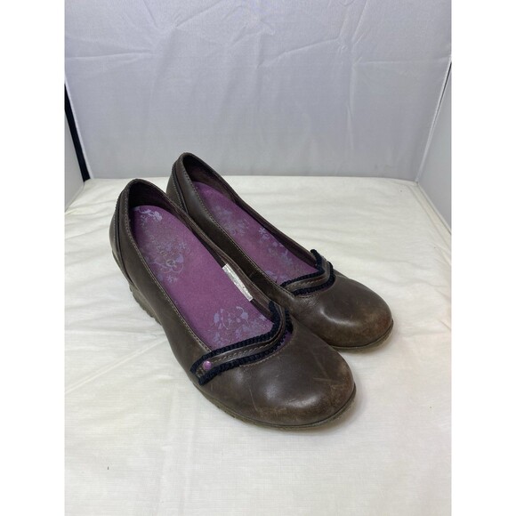 Merrell Petunia Espresso Wedge Mary Jane Women's Shoes Size 7.5 - Picture 1 of 7